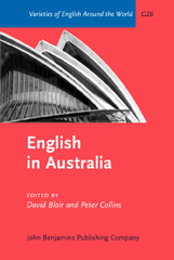 E-book, English in Australia, John Benjamins Publishing Company