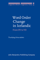 E-book, Word Order Change in Icelandic, Hróarsdóttir, Thorbjörg, John Benjamins Publishing Company