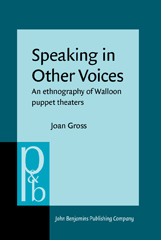 eBook, Speaking in Other Voices, John Benjamins Publishing Company