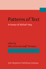eBook, Patterns of Text, John Benjamins Publishing Company