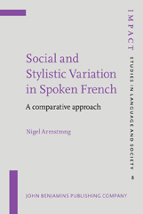 E-book, Social and Stylistic Variation in Spoken French, John Benjamins Publishing Company