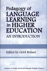 eBook, Pedagogy of Language Learning in Higher Education, Bloomsbury Publishing