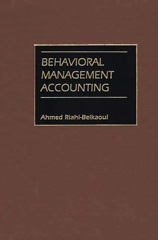 E-book, Behavioral Management Accounting, Bloomsbury Publishing