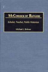 E-book, McCormick of Rutgers, Bloomsbury Publishing