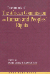 E-book, Documents of the African Commission on Human and Peoples' Rights - Volume 1, 1987-1998, Hart Publishing