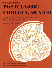 E-book, Ceramics of Postclassic Cholula, Mexico : Typology and Seriation of Pottery from the UA-1 Domestic Compound, ISD