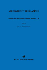 E-book, Arbitration at the Olympics, Kluwer Law International