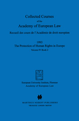 E-book, Collected Courses of the Academy of European Law 1993, Wolters Kluwer