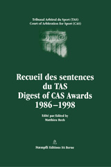 E-book, Digest of CAS Awards, Kluwer Law International