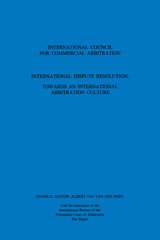 E-book, International Dispute Resolution : Towards an International Arbitration Culture, Kluwer Law International