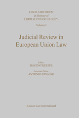 E-book, Judicial Review in European Union Law, Wolters Kluwer