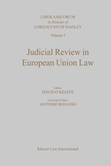 E-book, Judicial Review in European Union Law, Kluwer Law International