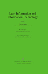 E-book, Law, Information and Information Technology, Kluwer Law International