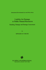 E-book, Liability for Damage to Public Natural Resources, Brans, Edward H. P., Kluwer Law International