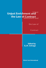 E-book, Unjust Enrichment and the Law of Contract, Kluwer Law International