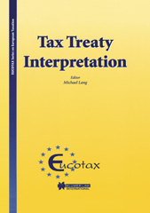 E-book, Tax Treaty Interpretation, Kluwer Law International