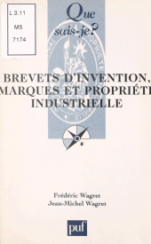 E-book, Brevets d'invention, marques et propriété industrielle, Presses universitaires de France (réédition numérique FeniXX)