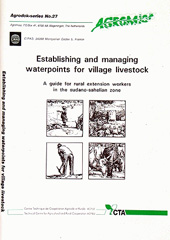 E-book, Establishing and Managing Waterpoints for Village Livestock : A Guide for Rural Extension Workers in the Sudano-Sahelian Zone, Éditions Quae