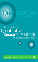 E-book, Introduction to Quantitative Research Methods : An Investigative Approach, Balnaves, Mark, Sage