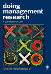 E-book, Doing Management Research : A Comprehensive Guide, Sage