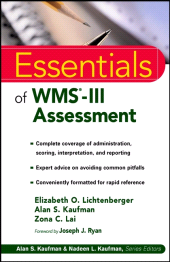 E-book, Essentials of WMS-III Assessment, John Wiley & Sons