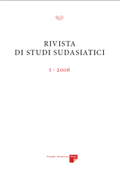 Rivista, Rivista di studi sudasiatici, Firenze University Press