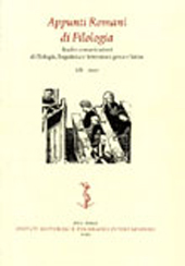 Artikel, Ennio, "Annales" 14, fr. X Fl. : aspetti linguistici e motivi storici, Istituti editoriali e poligrafici internazionali  ; Fabrizio Serra