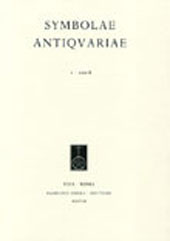 Artikel, Symbolae Antiquariae per Anton Francesco Gori, Fabrizio Serra