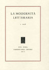 Heft, La modernità letteraria : 16, 2023, Fabrizio Serra