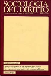 Issue, Sociologia del diritto. Fascicolo 2, 2002, Franco Angeli