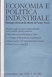 Artículo, Le imprese transnazionali come possibili veicoli di sviluppo economico nell'era della globalizzazione, 