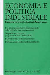 Articolo, Financial and corporate governance systems and technological change: the incompleteness of fit the UK and Italy, 