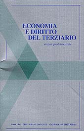 Artículo, The Armonisation of the EC Law of Financial Markets in the Perspective of Consumer Protection, Franco Angeli