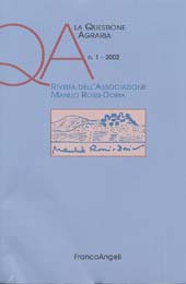 Fascículo, QA : Rivista dell'Associazione Rossi-Doria. Fascicolo 1, 2002, Franco Angeli