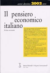 Article, L'economista in Parlamento: alcune riflessioni, Istituti editoriali e poligrafici internazionali  ; Fabrizio Serra