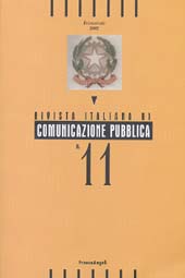 Fascicolo, Rivista italiana di comunicazione pubblica. Fascicolo 11, 2002, Franco Angeli