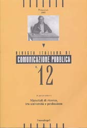 Heft, Rivista italiana di comunicazione pubblica. Fascicolo 12, 2002, Franco Angeli