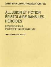 E-book, Allusion et fiction épistolaire dans les Héroïdes : recherches sur l'intertextualité ovidienne, École française de Rome