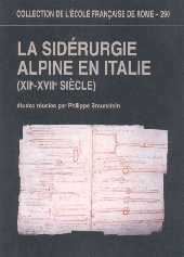 E-book, La sidérurgie alpine en Italie : 12.-17. siècle, École française de Rome