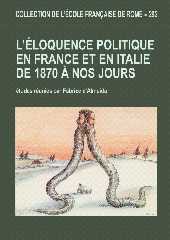 E-book, L'éloquence politique en France et en Italie de 1870 à nos jours, École française de Rome