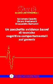 E-book, Un pacchetto evidence-based di tecniche cognitivo-comportamentali sui generis, Cesario, Salvatore, Firenze University Press