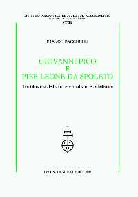 Chapitre, Capitolo II : Nuovi frammenti del "Commento sopra una canzona de amore composta da Girolamo Benivieni" di Giovanni Pico, L.S. Olschki