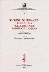 eBook, Nazione, nazionalismi ed Europa nell'opera di Federico Chabod : atti del Convegno, Aosta, 5-6 maggio 2000, L.S. Olschki