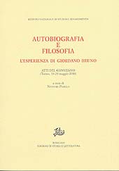 E-book, Autobiografia e filosofia : l'esperienza di Giordano Bruno : atti del Convegno : Trento, 18-20 maggio 2000, Edizioni di storia e letteratura