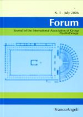Revista, Forum : Journal of the International Association of Group Psychoterapy, Franco Angeli