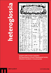 Issue, Heteroglossia : quaderni dell'Istituto di lingue straniere : 14, 2016, EUM-Edizioni Università di Macerata
