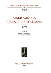 E-book, Bibliografia filosofica italiana 2000, L.S. Olschki