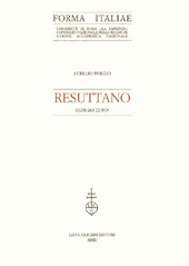 eBook, Resuttano : IGM 260 III SO, Burgio, Aurelio, L.S. Olschki