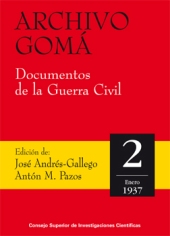 eBook, Archivo Gomá : documentos de la Guerra Civil : vol. 2 : enero de 1937, CSIC, Consejo Superior de Investigaciones Científicas