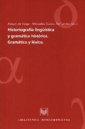 E-book, Historiografía lingüística y gramática histórica : gramática y léxico, Iberoamericana Vervuert